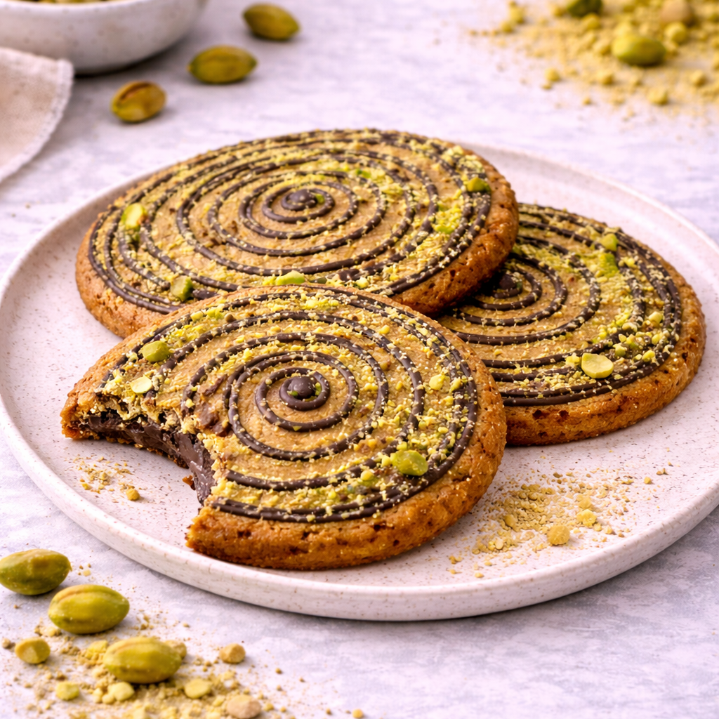 Galletas de pistacho saludable