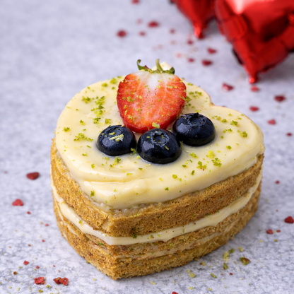 Tarta saludable de limon